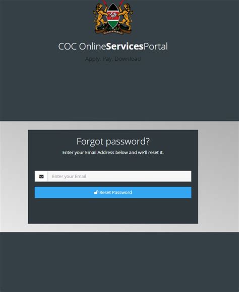 coc portal link|COC Online Services Portal Login – .
